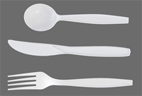 Plastic utensils - Ustensiles en plastique